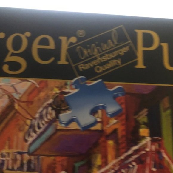 Rare Canadian Ravensburger Street Hockey 1000 Piece Jigsaw Puzzle - Picture 4 of 5